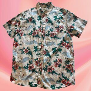 🌺 Bixby Nomad Short Sleeve Button-Down Shirt – Size Regular/Large